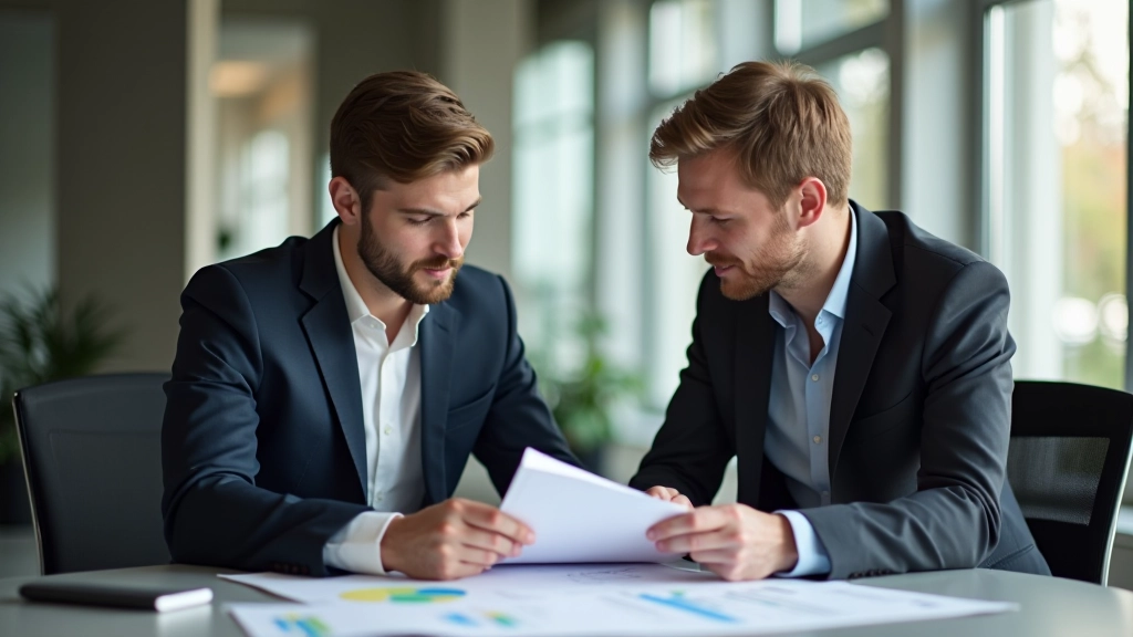 Verslo mentoras ir jaunas startuolies bendraujantis apie verslo strategiją ir augimą
